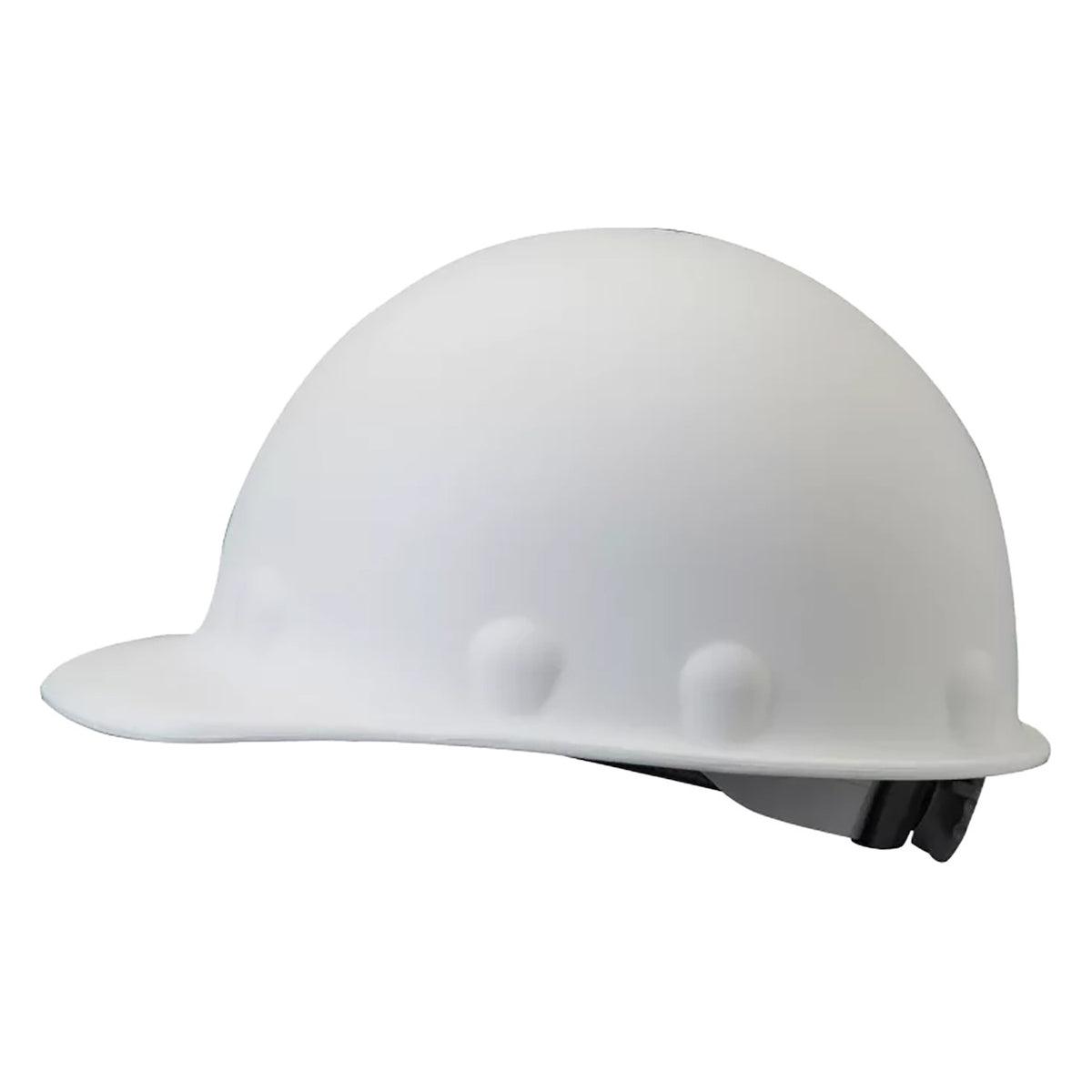 Fibre-Metal P2ARW Type I, Non-Vented, Cap-Style Smooth Dome Hard Hat with Heat Resistant Fiberglass Shell, 8-Point SuperEight™ Suspension and Wheel Ratchet Adjustment