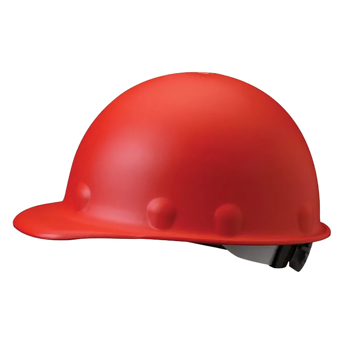 Fibre-Metal P2ARW Type I, Non-Vented, Cap-Style Smooth Dome Hard Hat with Heat Resistant Fiberglass Shell, 8-Point SuperEight™ Suspension and Wheel Ratchet Adjustment