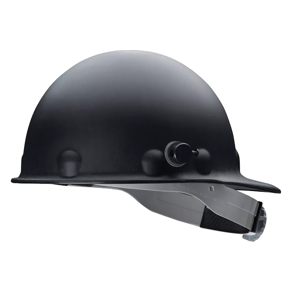 Fibre-Metal P2HNQRW Type I, Non-Vented, Cap-Style Smooth Dome Hard Hat with High Heat Resistant Proprietary Fiberglass Shell, 8-Point SuperEight™ Suspension and Wheel Ratchet Adjustment, Includes Quick-Lok® Accessory