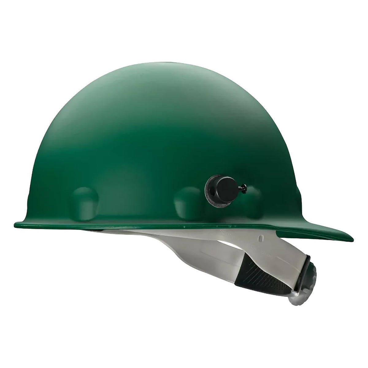 Fibre-Metal P2HNQRW Type I, Non-Vented, Cap-Style Smooth Dome Hard Hat with High Heat Resistant Proprietary Fiberglass Shell, 8-Point SuperEight™ Suspension and Wheel Ratchet Adjustment, Includes Quick-Lok® Accessory