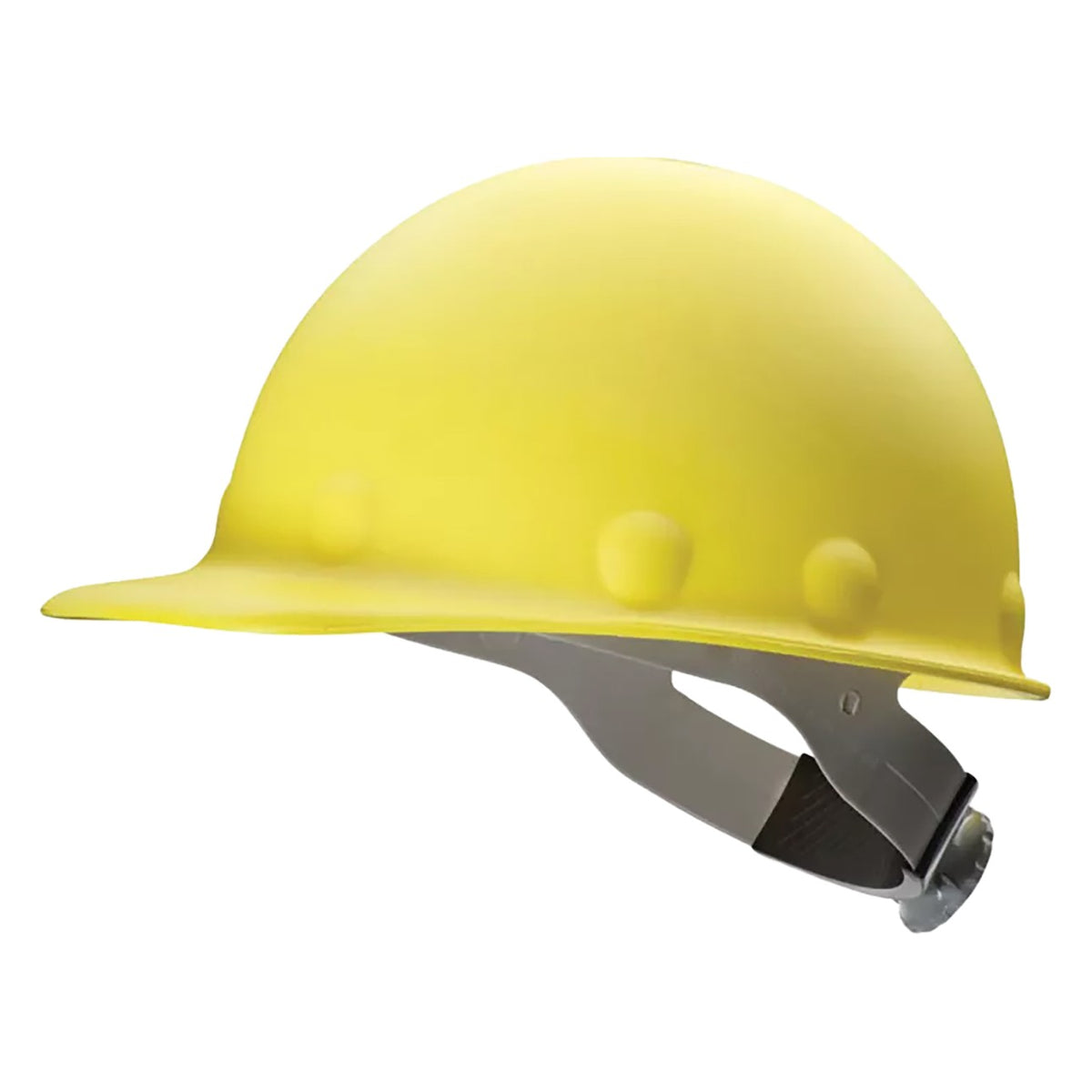 Fibre-Metal P2HNRW Type I, Non-Vented, Cap-Style Smooth Dome Hard Hat with High Heat Resistant Proprietary Fiberglass Shell, 8-Point SuperEight™ Suspension and Wheel Ratchet Adjustment