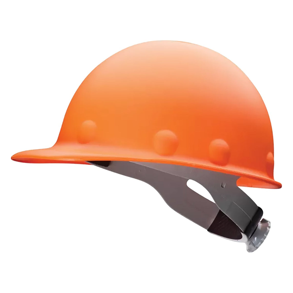 Fibre-Metal P2HNRW Type I, Non-Vented, Cap-Style Smooth Dome Hard Hat with High Heat Resistant Proprietary Fiberglass Shell, 8-Point SuperEight™ Suspension and Wheel Ratchet Adjustment