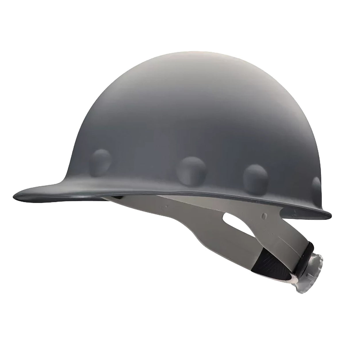 Fibre-Metal P2HNRW Type I, Non-Vented, Cap-Style Smooth Dome Hard Hat with High Heat Resistant Proprietary Fiberglass Shell, 8-Point SuperEight™ Suspension and Wheel Ratchet Adjustment