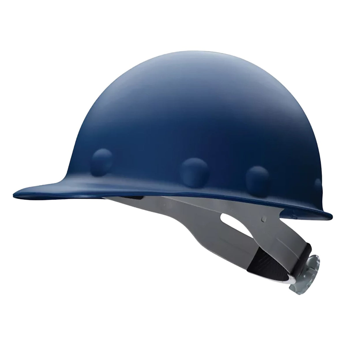 Fibre-Metal P2HNRW Type I, Non-Vented, Cap-Style Smooth Dome Hard Hat with High Heat Resistant Proprietary Fiberglass Shell, 8-Point SuperEight™ Suspension and Wheel Ratchet Adjustment