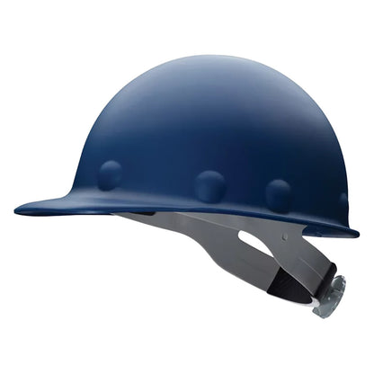 Fibre-Metal P2HNRW Type I, Non-Vented, Cap-Style Smooth Dome Hard Hat with High Heat Resistant Proprietary Fiberglass Shell, 8-Point SuperEight™ Suspension and Wheel Ratchet Adjustment