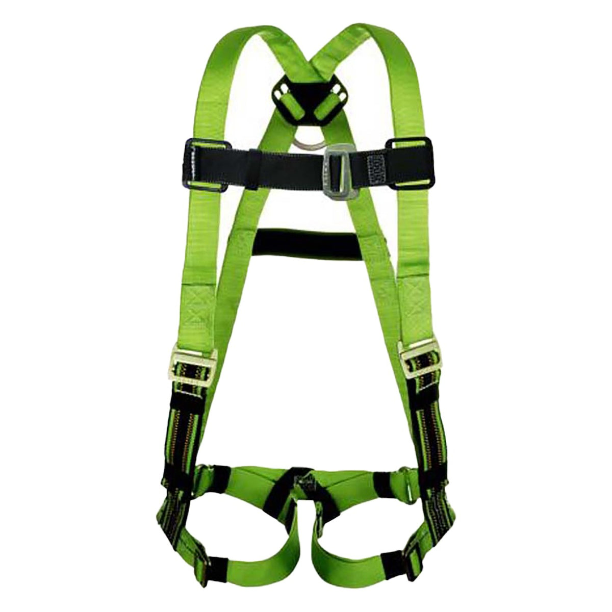 Miller P950FD-58 Full-Body Harness with Steel Hardware, DuraFlex™ Stretch Webbing, Back & Front D-Rings and Mating Chest Strap and Tongue Buckle Leg Straps