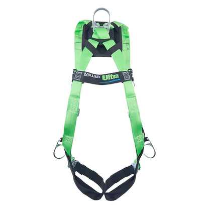 Miller P950QC-7 Full-Body Harness with Steel Hardware, DuraFlex™ Stretch Webbing, Back/Side D-Rings and Quick-Connect Chest & Leg Strap Buckles