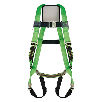 Miller P950QC Full-Body Harness with Steel Hardware, DuraFlex™ Stretch Webbing, Back D-Ring and Quick-Connect Chest & Leg Strap Buckles