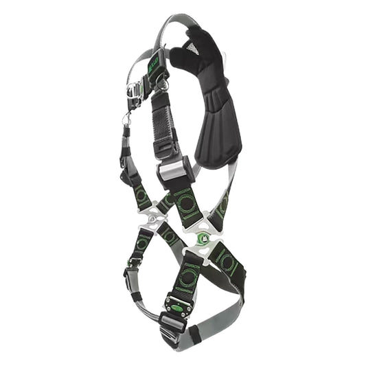 Miller RDT-TB-BDP Premium Full-Body Harness with DualTech™ Webbing with 5 Points of Adjustment, Back/Side D-Rings, Removable Belt and Quick-Connect Chest & Tongue Buckle Leg Straps