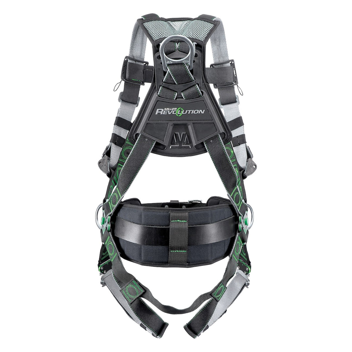 Miller RDTSL-QC Premium Full-Body Harness with DualTech™ Webbing, 5 Points of Adjustment, Back D-Ring, Shoulder Loops and Quick-Connect Chest & Leg Buckles