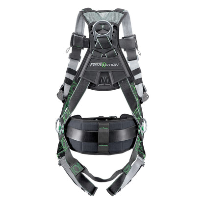Miller RDTSL-QC Premium Full-Body Harness with DualTech™ Webbing, 5 Points of Adjustment, Back D-Ring, Shoulder Loops and Quick-Connect Chest & Leg Buckles