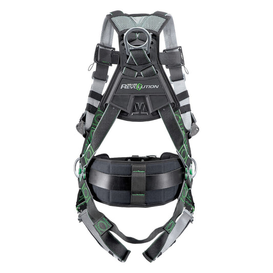 Miller RDTSL-QC Premium Full-Body Harness with DualTech™ Webbing, 5 Points of Adjustment, Back D-Ring, Shoulder Loops and Quick-Connect Chest & Leg Buckles