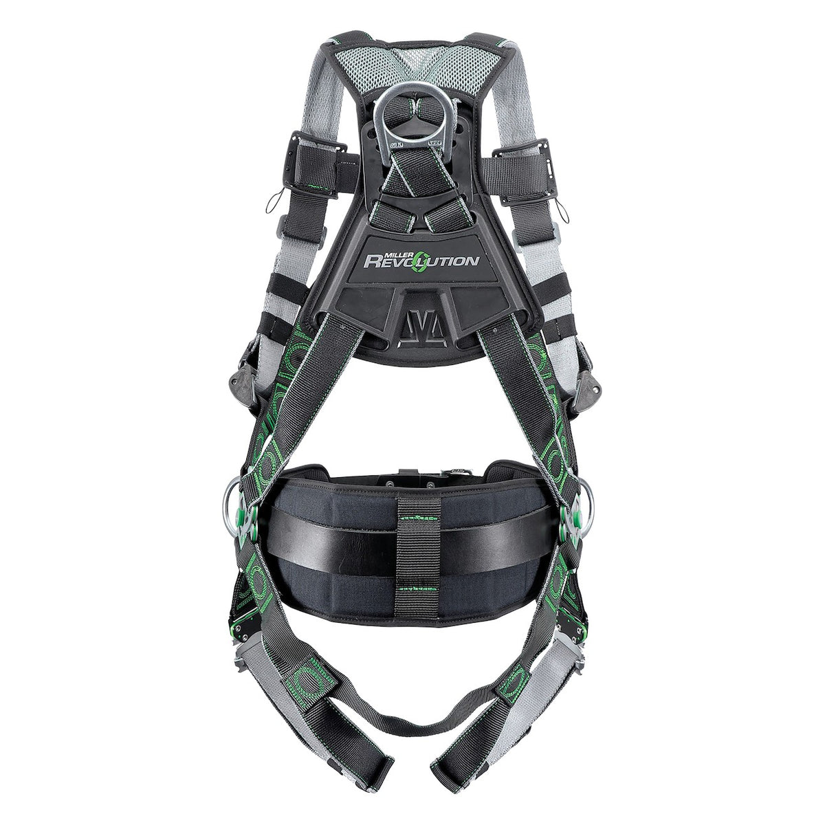 Miller RDTSL-QC Premium Full-Body Harness with DualTech™ Webbing, 5 Points of Adjustment, Back D-Ring, Shoulder Loops and Quick-Connect Chest & Leg Buckles