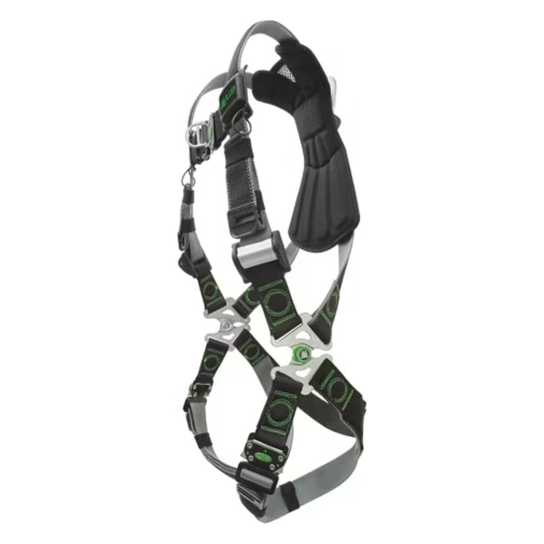 Miller RKN-TB Welder's Premium Full-Body Harness with Kevlar®/Nomex® DualTech™ with 5 Points of Adjustment, Back D-Ring and Quick-Connect Chest & Tongue Buckle Leg Straps