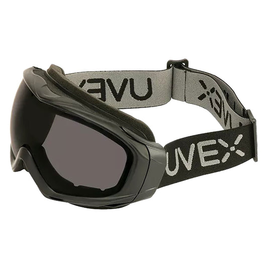 Uvex S2381 Impact Goggles with Black Frame and Gray Hydroshield®/Anti-Scratch Lens