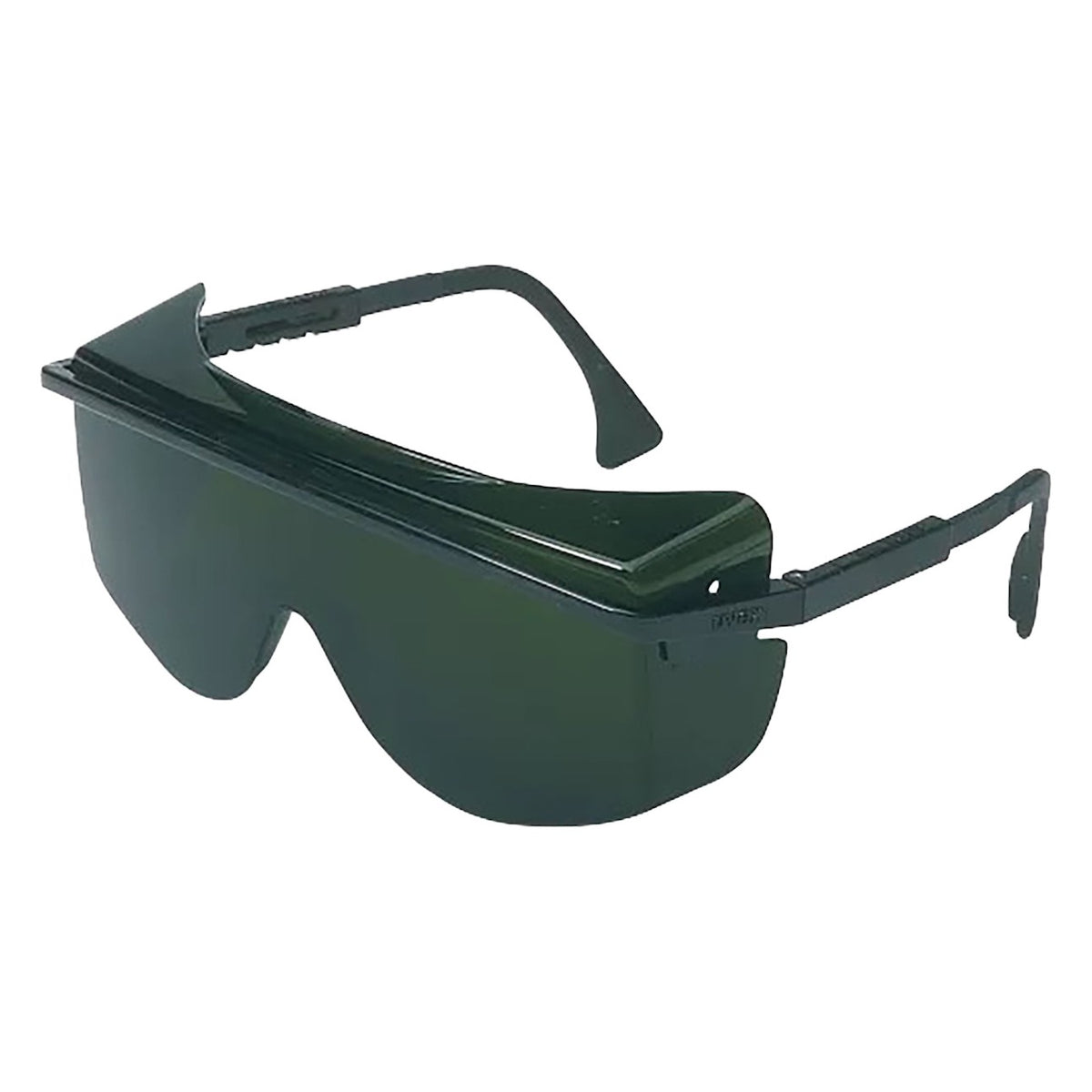 Uvex S2509 OTG Rimless Safety Glasses with Black Temple and IR Filter Shade 5.0 Lens with Anti-Scratch Hard Coating