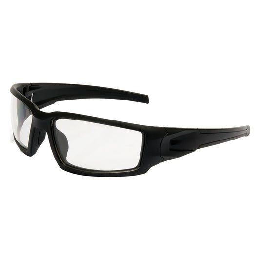 Uvex S2950X Full Frame Safety Glasses with Matte Black Frame, Self-Darkening Photochromic Lens with Uvextreme® Anti-Fog Coating