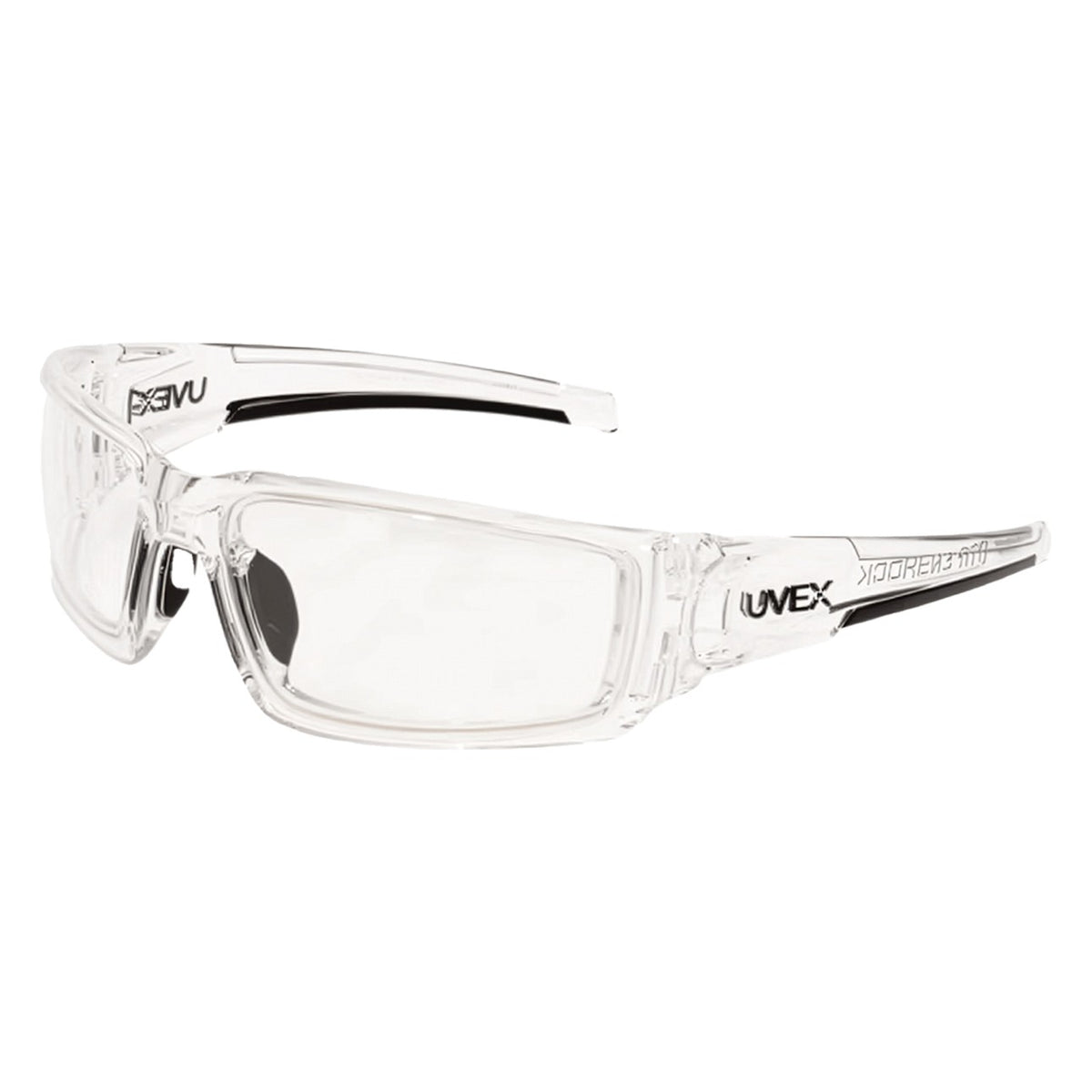 Uvex S2970HS Full Frame Safety Glasses with Clear Ice Frame, Clear Lens with Hydroshield® Anti-Fog Coating