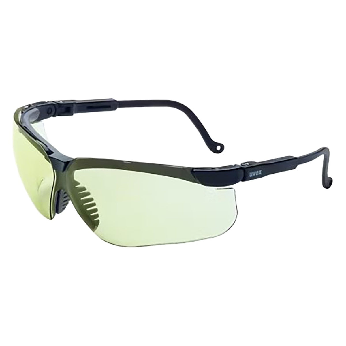 Uvex S3209HS Semi-Rimless Safety Glasses with Black Frame, SCT Low-IR Lens and Hydroshield® Anti-Fog Coating