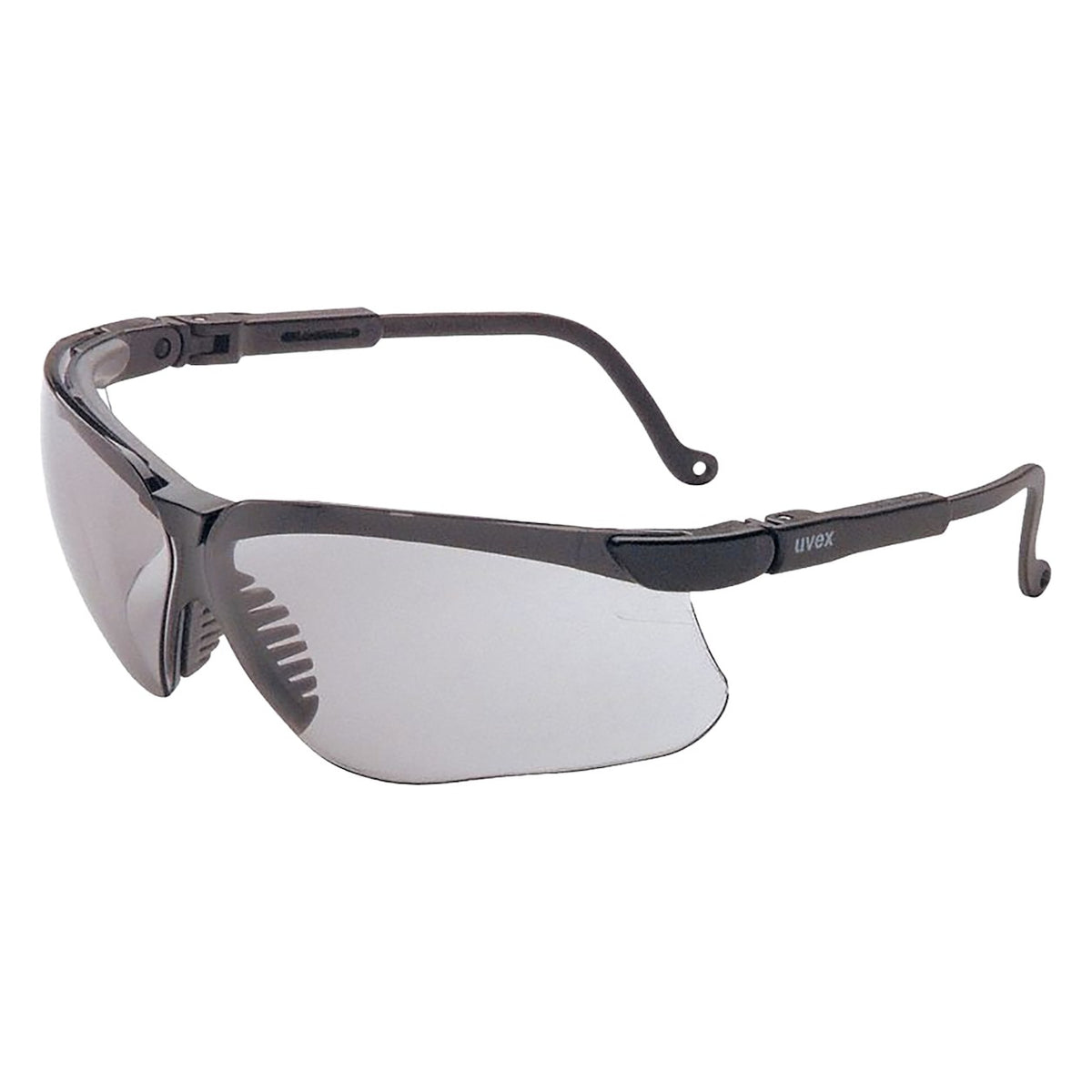 Uvex S3213HS Semi-Rimless Safety Glasses with Black Frame, SCT 50% Gray Lens and Hydroshield® Anti-Fog Coating