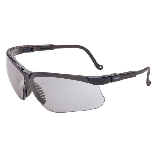 Uvex S3213HS Semi-Rimless Safety Glasses with Black Frame, SCT 50% Gray Lens and Hydroshield® Anti-Fog Coating
