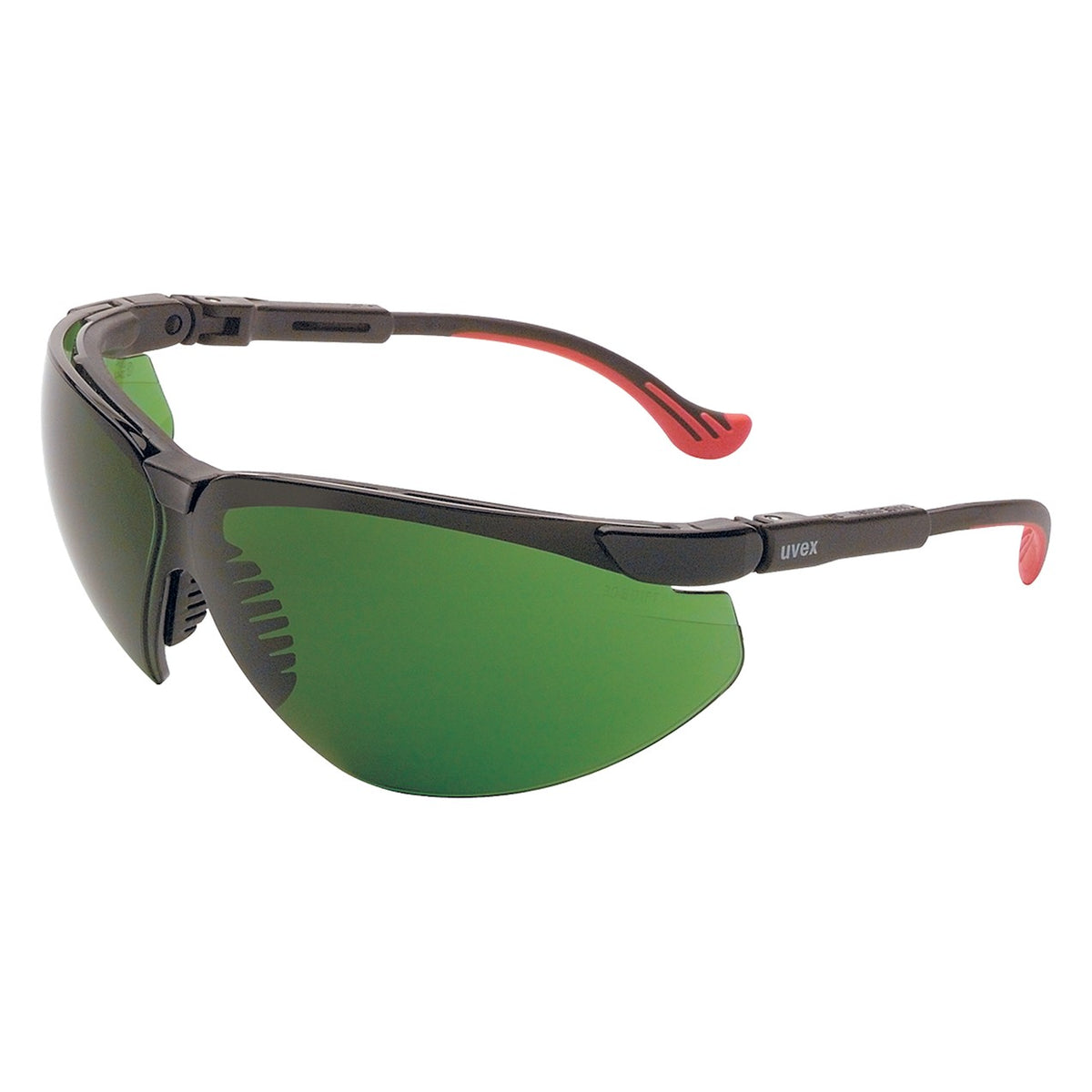 Uvex S3306HS Semi-Rimless Safety Glasses with Black Frame, IR Filter Shade 3.0 Lens and Hydroshield® Anti-Fog Coating
