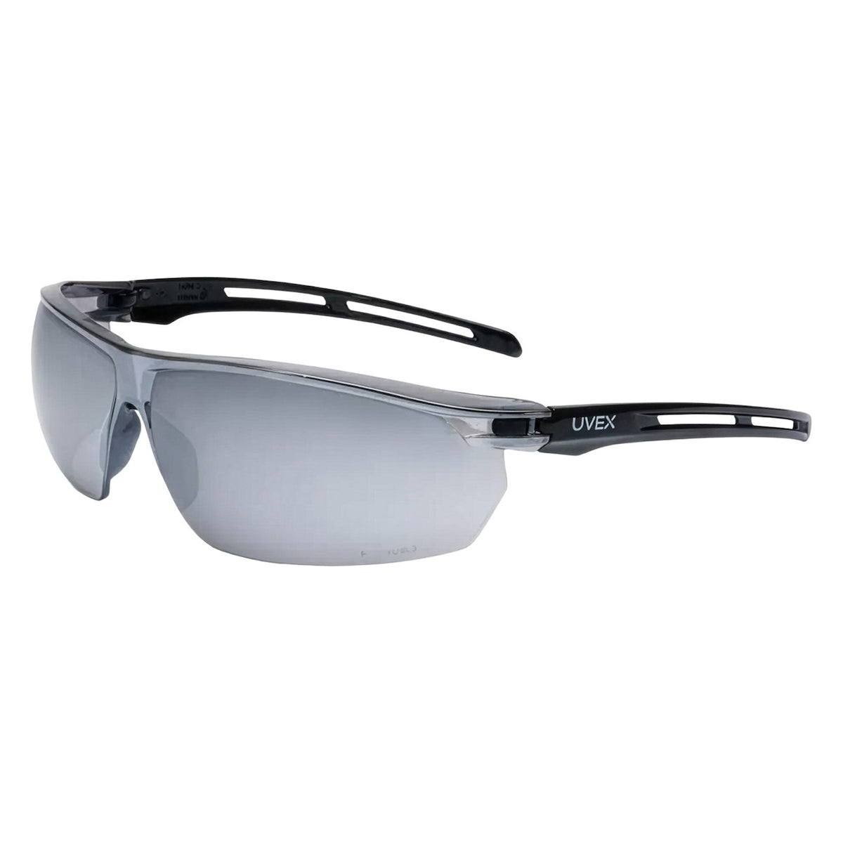 Uvex S4044 Rimless Safety Glasses with Foam Padding, I/O Lens and Anti-Fog Coating