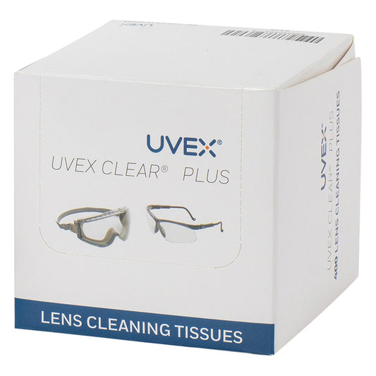 Uvex S475 Lens Cleaning Tissues in Pop-Up Box