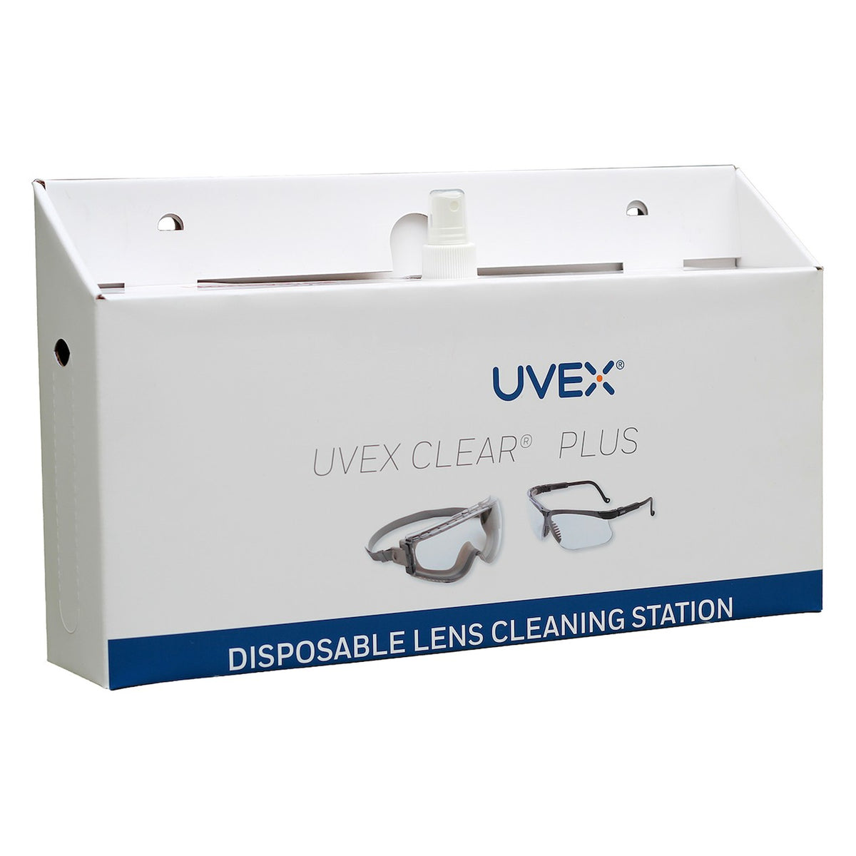 Uvex S483 Portable Disposable Lens Cleaning Station with 1,500 Tissues