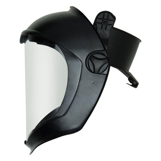 Uvex S8505 Polycarbonate Faceshield System with Hard Hat Adapter and Uncoated Clear Lens