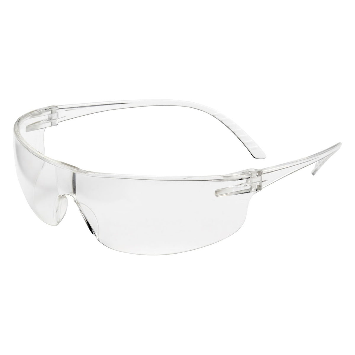Uvex SVP200 Rimless Safety Glasses with Clear Frame, Clear Lens with Anti-Scratch Coating and Hardcoat