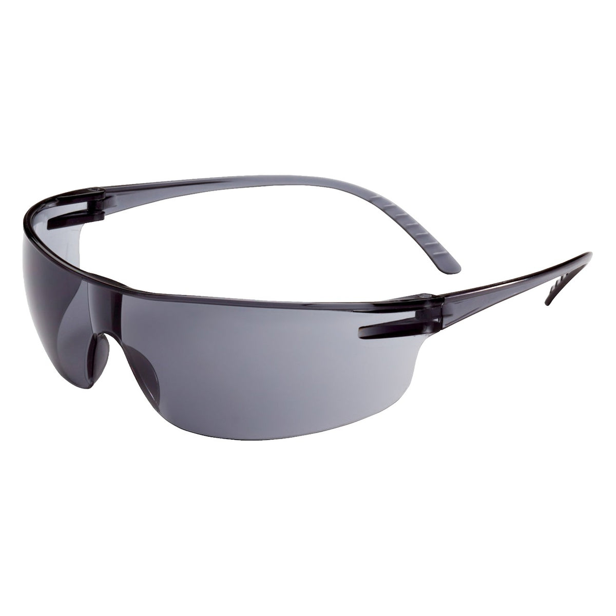 Uvex SVP202 Rimless Safety Glasses with Gray Frame, Gray Lens with Anti-Scratch Coating and Hardcoat