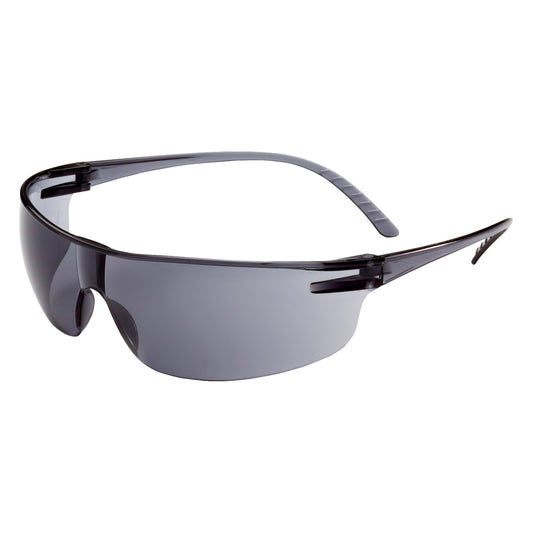 Uvex SVP202 Rimless Safety Glasses with Gray Frame, Gray Lens with Anti-Scratch Coating and Hardcoat
