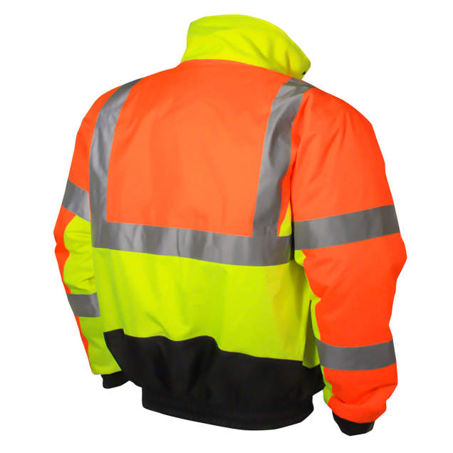 Radians SJ12-3 Weatherproof Multi-Color Bomber Jacket with Quilted Built-In Liner