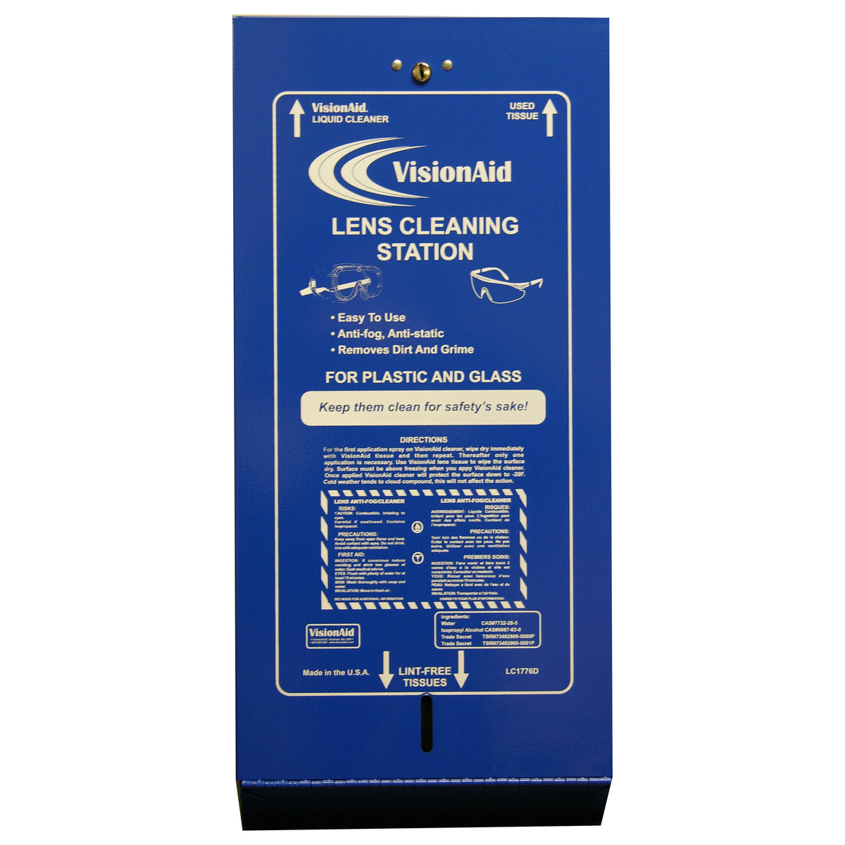 Vision Aid 1LC1776DU - Metal Lens Cleaning Station -