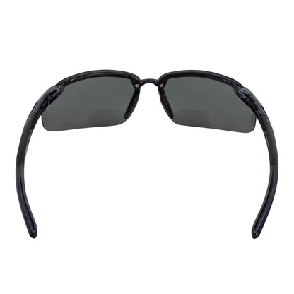 Crossfire ES5-MAG - ES5 Magnifier Safety Eyewear - Crystal Black Frame - Polarized Smoke Lens - 1.5 Diopter - additional view
