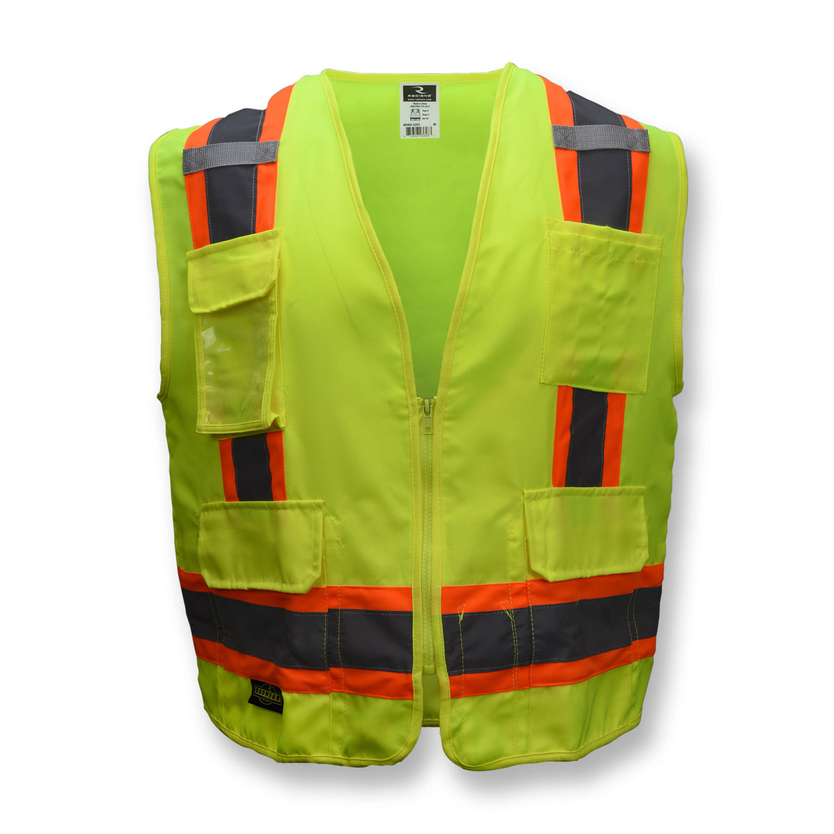 Radians SV62 - Type R Class 2 Surveyor Heavy Duty Solid Twill Safety Vest - additional view