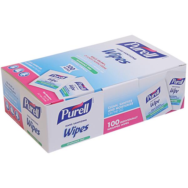 Gojo 34400 Purell Sanitizing Hand Wipes