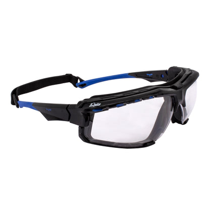 Radians TXE-IQ - Thraxus Elite™ - IQuity Safety Eyewear - Black / Blue / Clear IQ