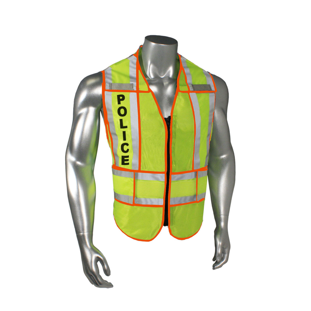 Radwear USA LHV-207-SPT - Class 2 Breakaway Vest - Police - Hi-Vis Green