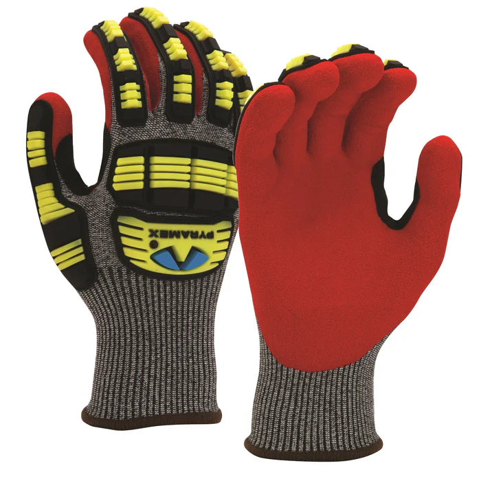 Pyramex Pyramex GL609C - Nitrile Sandy A6 Cut Level 2 Impact 13-Gauge Model GL609CS Safety Workwear Small model GL609CS