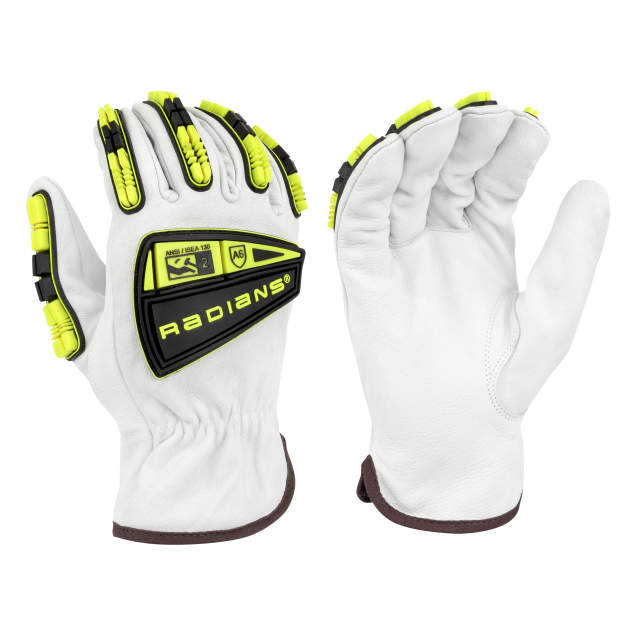 Radians RWG86 KAMORI® Goatskin Leather HPPE Lined A6 Cut Protection Glove with TPR
