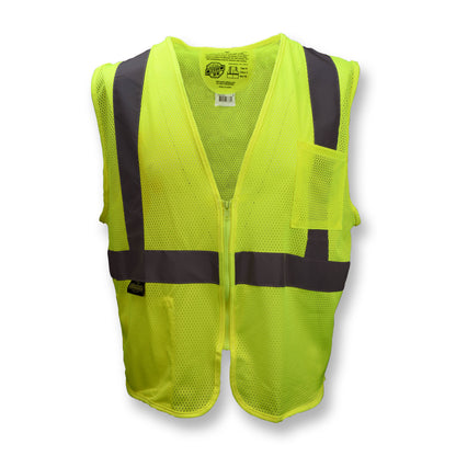 Radians SV25 - Economy Class 2 Self-Extinguishing Mesh Safety Vest with Zipper - additional view