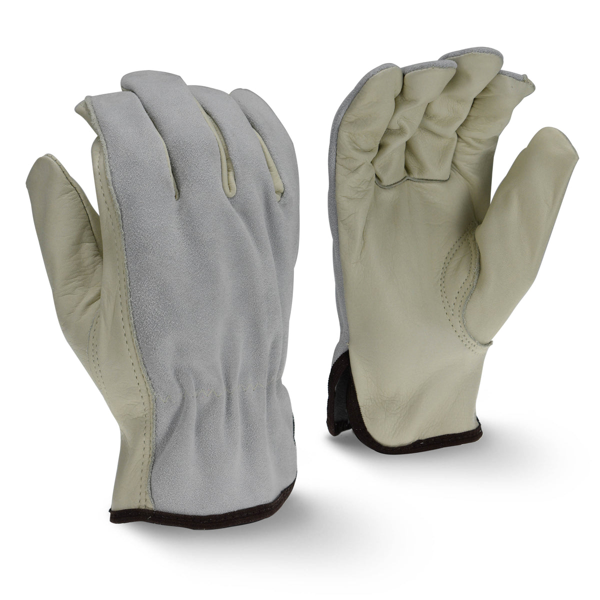 Radians RWG4222 - Standard Grain Cowhide Leather Driver - Gray