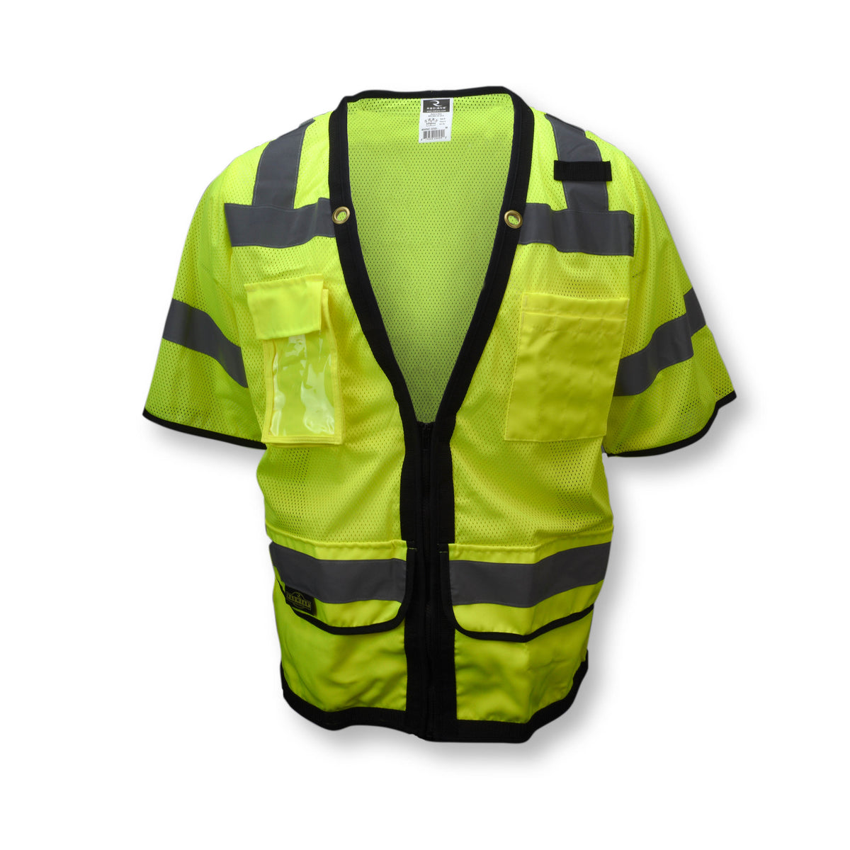 Radians SV59Z-3 - Type R Class 3 Heavy Duty Mesh Surveyor Safety Vest with Zipper - additional view