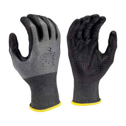 Radians RWG579 HPPE/Tungsten Shell A6 Cut Level Foam Nitrile Dotted Palm Dip