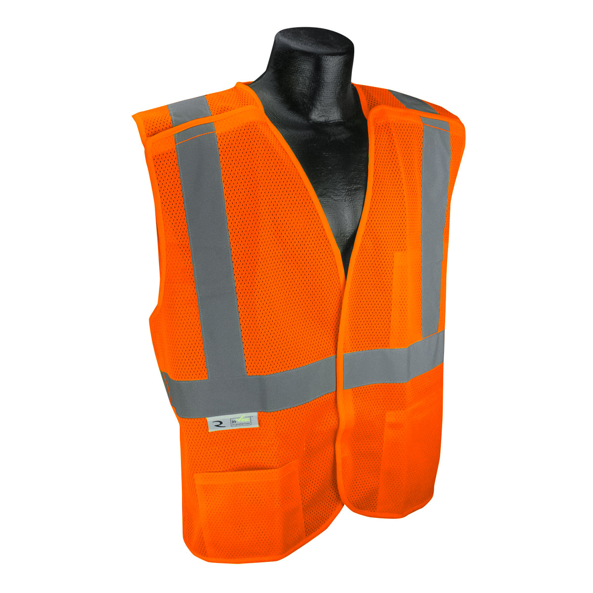 Radians SV4X - Economy Mesh X-Back Type R Class 2 Breakaway Safety Vest - Hi-Vis Orange