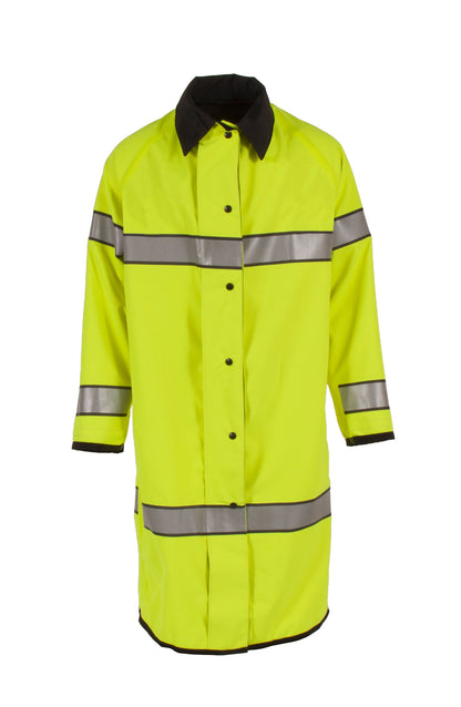 Neese 5010RCH3M - Reversible Police Coat with 3M Reflective Taping - Hi-Vis Lime / Black