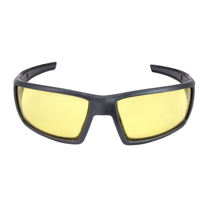 Crossfire CUMULUS - Premium Safety Eyewear - Aluminum Gray Frame - Amber Lens - additional view