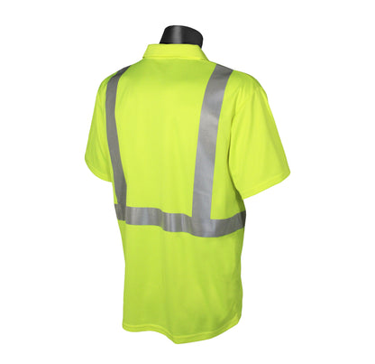 Radians ST12 - Class 2 High Visibility Safety Short Sleeve Polo Shirt - additional view